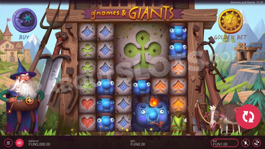 Gnomes & Giants Slot by Peter & Sons  